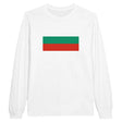 T-shirt manches longues bulgarie coton mélangé drapeau
