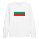 T-shirt manches longues bulgarie coton mélangé drapeau