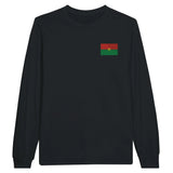 T-shirt manches longues burkina faso broderie coton mélangé