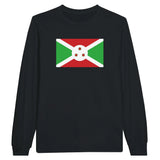 T-shirt manches longues burundi couleur coton mélangé doux