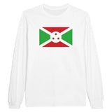 T-shirt manches longues burundi couleur coton mélangé doux