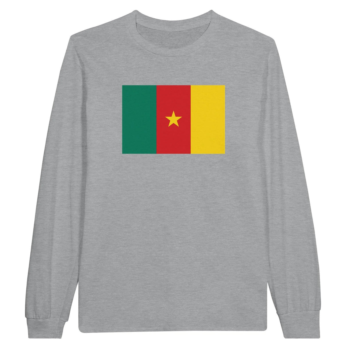 T-shirt manches longues cameroun couleur coton mélangé doux