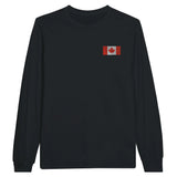 T-shirt manches longues canada broderie coton doux résistant