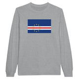 T-shirt manches longues cap-vert coton mélangé douceur