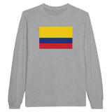 T-shirt manches longues colombie coton mélangé doux imprimé