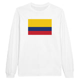 T-shirt manches longues colombie coton mélangé doux imprimé