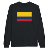 T-shirt manches longues colombie coton mélangé doux imprimé