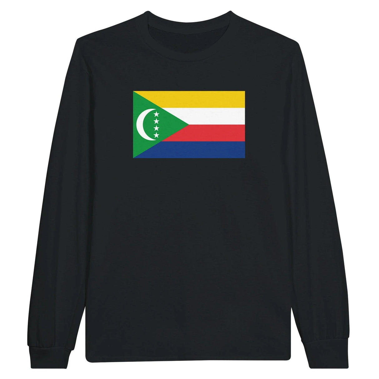 T-shirt manches longues comores coton mélangé imprimé doux