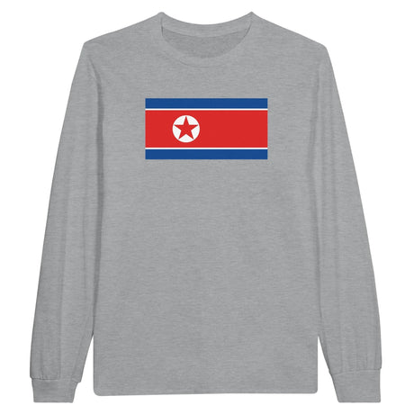 T-shirt manches longues corée du nord coton mélangé doux