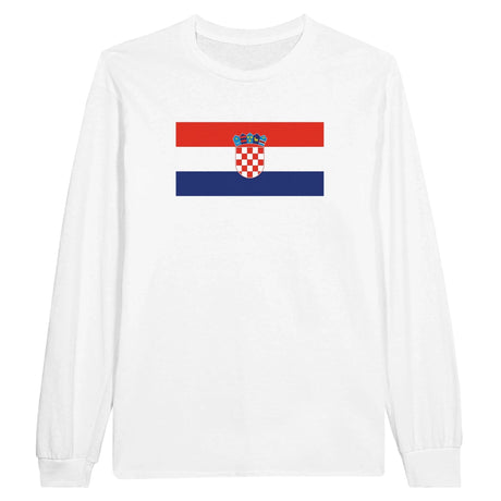 T-shirt manches longues croatie coton mélangé douceur exceptionnelle