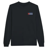 T-shirt manches longues cuba broderie couleur coton doux