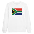 T-shirt manches longues drapeau afrique du sud coton mélangé