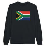 T-shirt manches longues drapeau afrique du sud coton mélangé