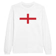 T-shirt manches longues drapeau angleterre coton mélangé