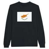T-shirt manches longues drapeau chypre coton mélangé doux