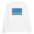 T-shirt manches longues drapeau d’aruba coton mélangé