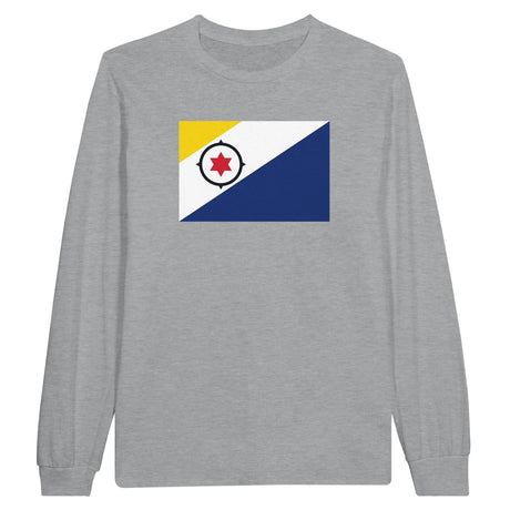 T-shirt manches longues drapeau pays-bas caraibéen coton