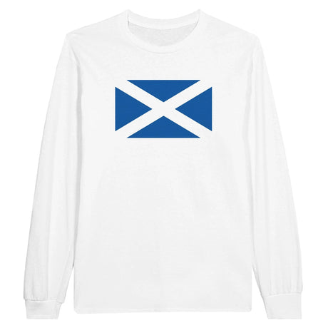 T-shirt manches longues écosse coton mélangé douceur exceptionnelle
