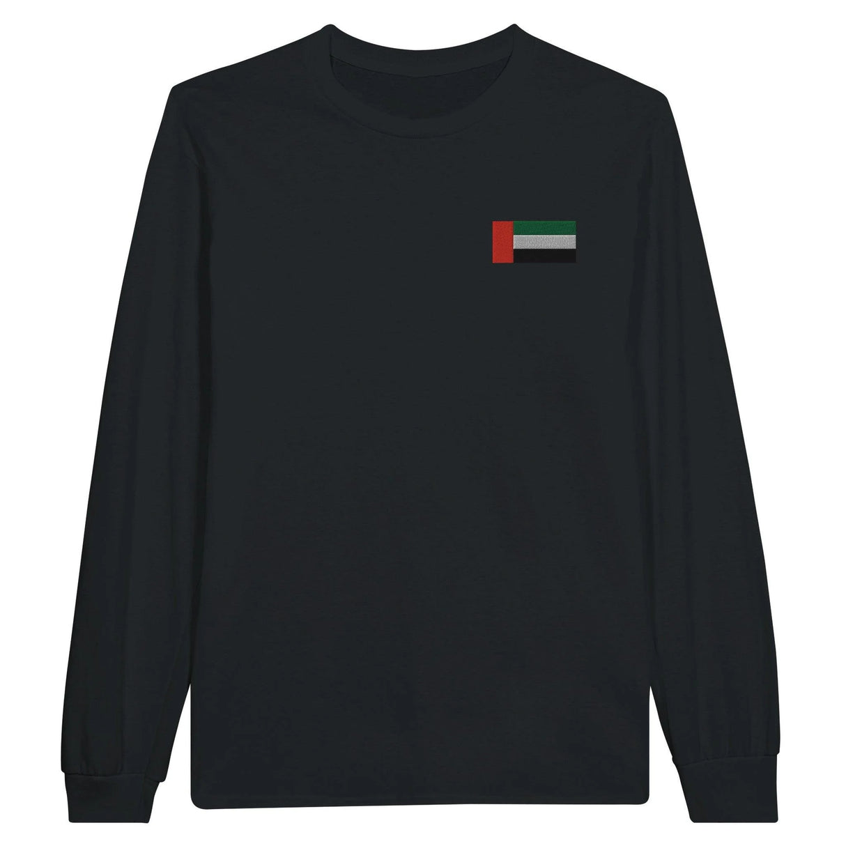 T-shirt manches longues émirats arabes unis brodé coton