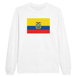 T-shirt manches longues équateur coton mélangé imprimé