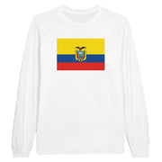 T-shirt manches longues équateur coton mélangé imprimé