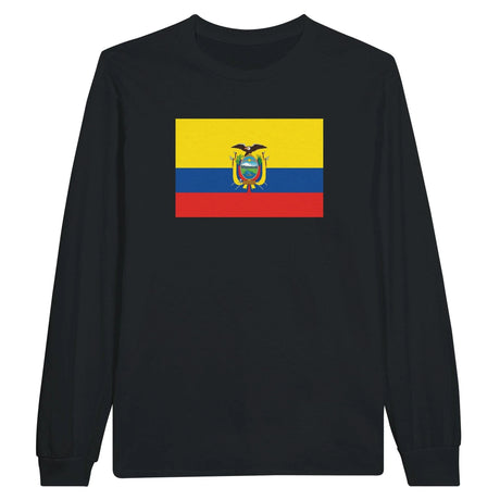 T-shirt manches longues équateur coton mélangé imprimé