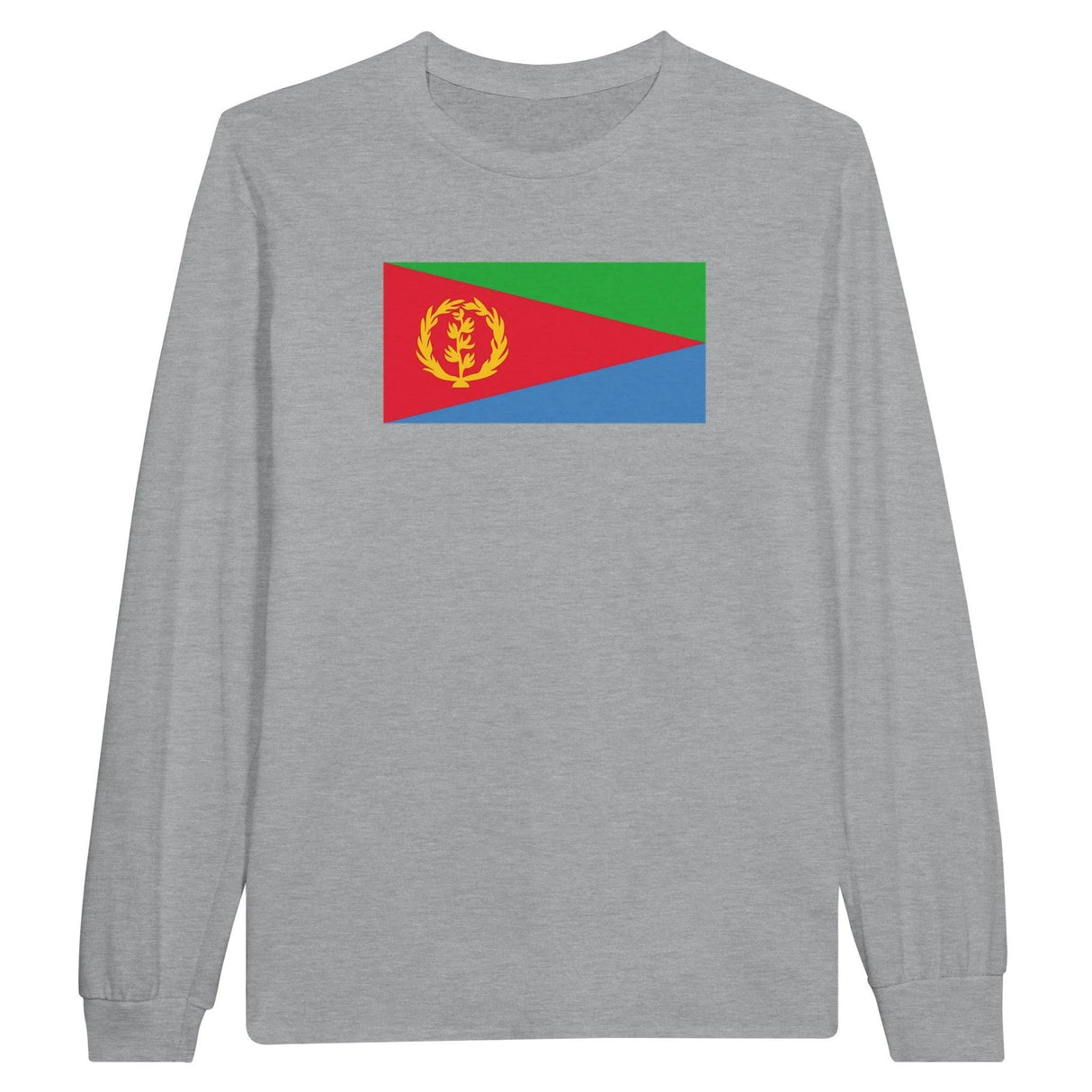 T-shirt manches longues érythrée coton mélangé imprimé