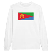 T-shirt manches longues érythrée coton mélangé imprimé