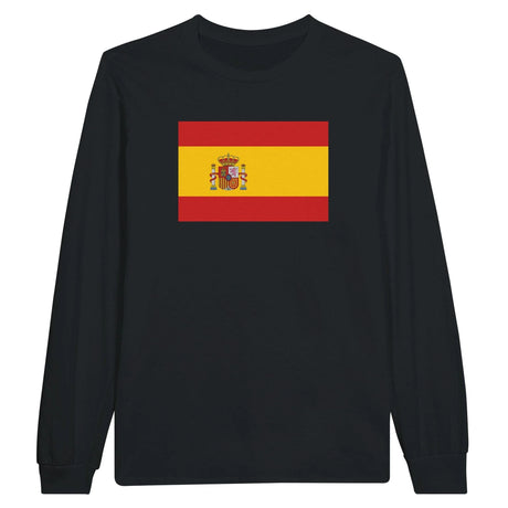 T-shirt manches longues espagne coton mélangé imprimé doux