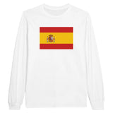 T-shirt manches longues espagne coton mélangé imprimé doux