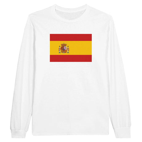 T-shirt manches longues espagne coton mélangé imprimé doux