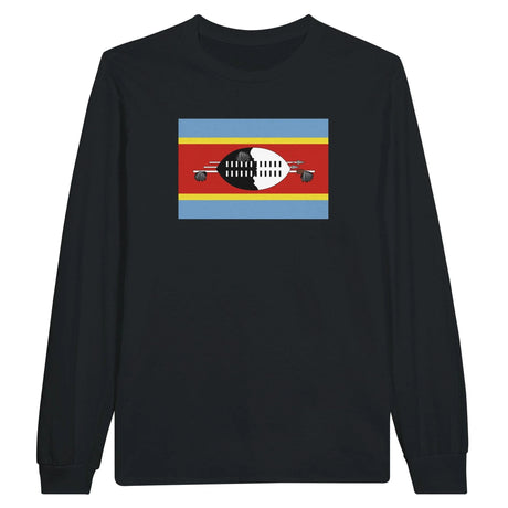 T-shirt manches longues eswatini coton mélangé imprimé