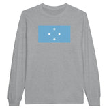 T-shirt manches longues états fédérés coton mélangé imprimé