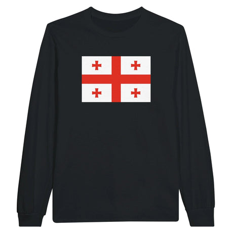 T-shirt manches longues géorgie coton mélangé douceur exceptionnelle