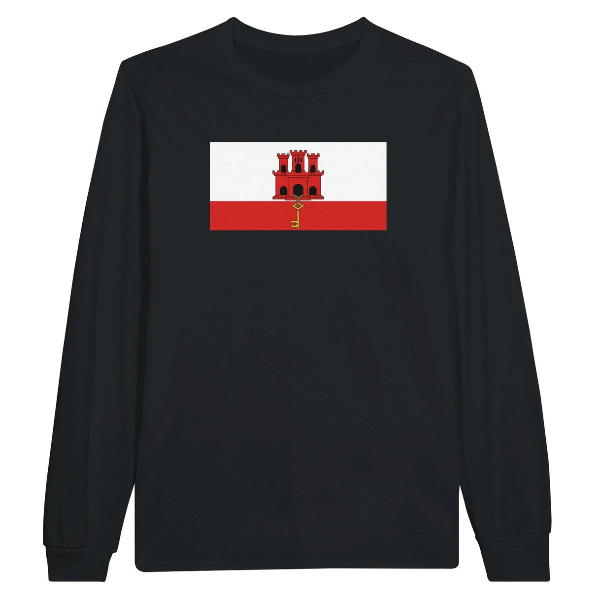 T-shirt manches longues gibraltar coton mélangé imprimé