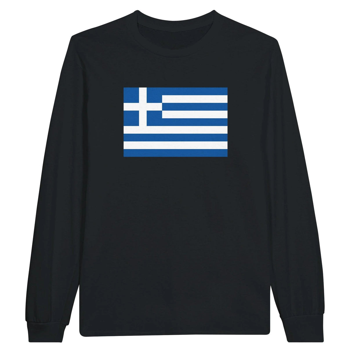 T-shirt manches longues grèce couleur coton mélangé douceur