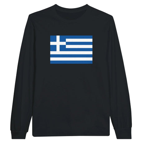 T-shirt manches longues grèce couleur coton mélangé douceur
