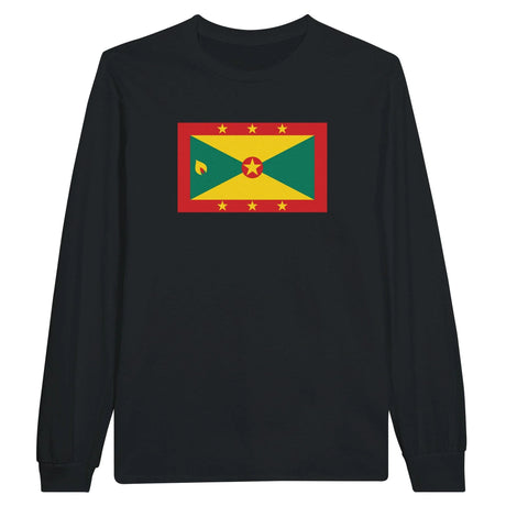 T-shirt manches longues grenade coton mélangé douceur exceptionnelle
