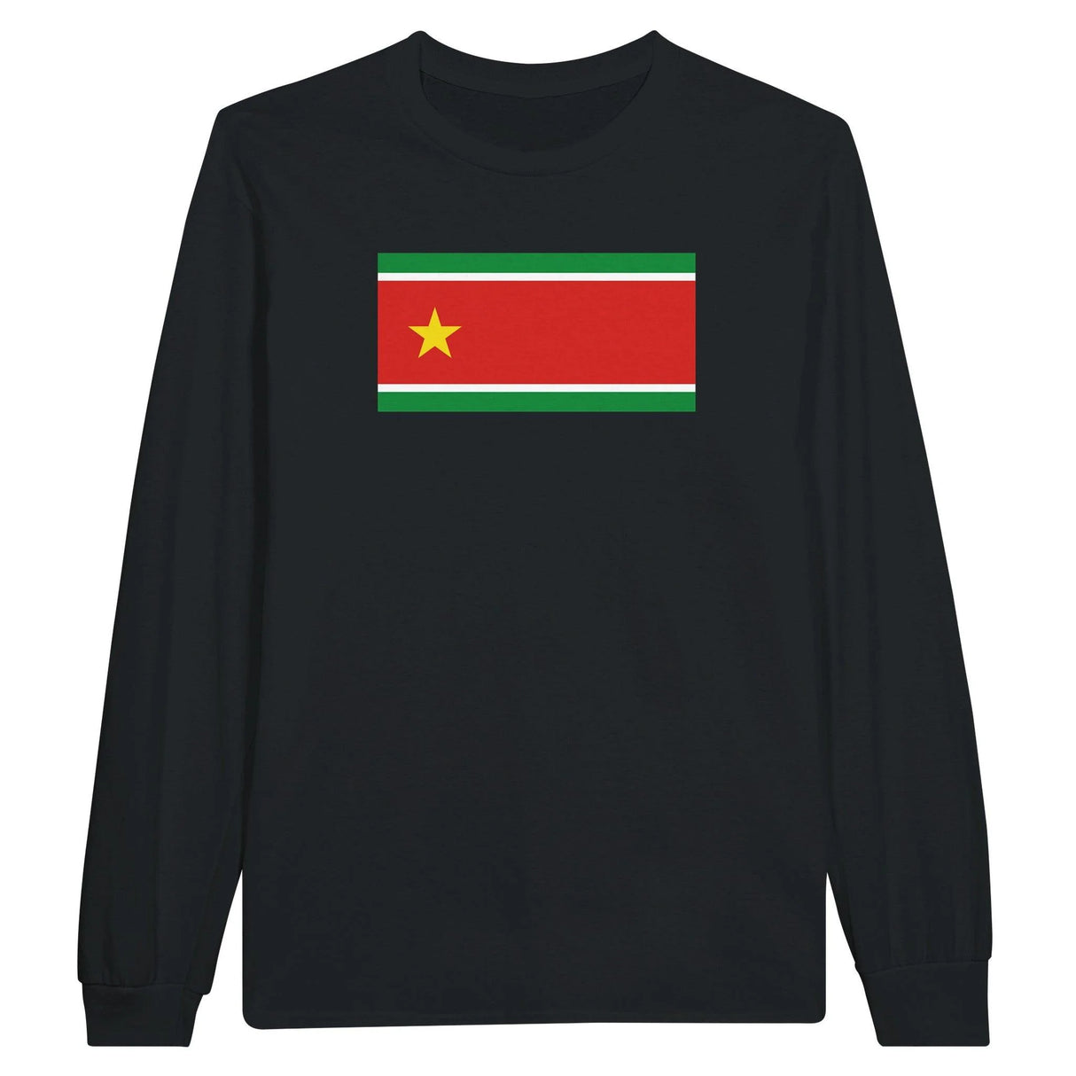 T-shirt manches longues guadeloupe coton mélangé imprimé