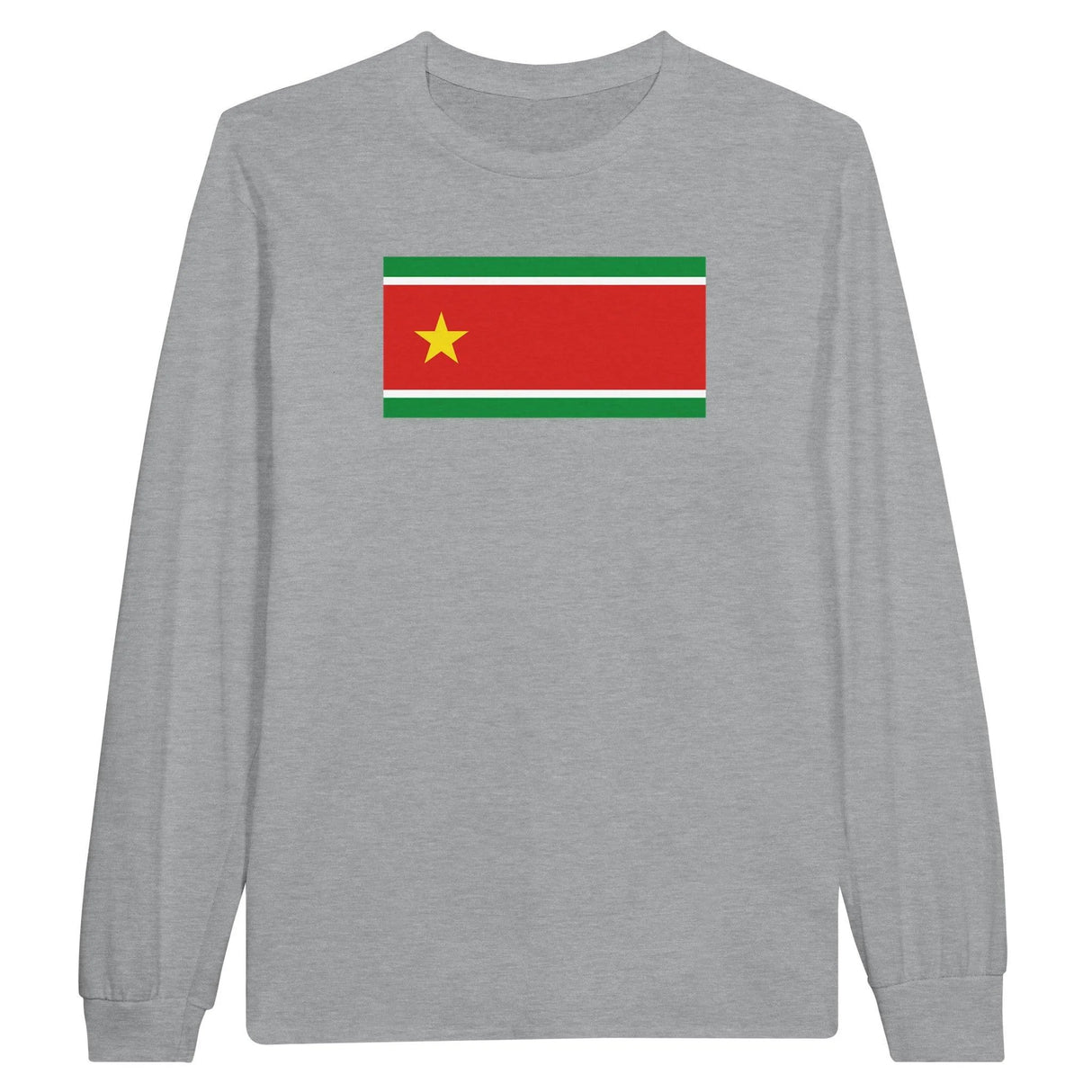 T-shirt manches longues guadeloupe coton mélangé imprimé