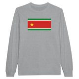 T-shirt manches longues guadeloupe coton mélangé imprimé