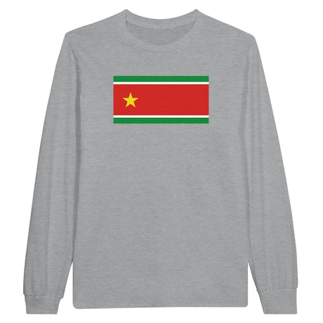 T-shirt manches longues guadeloupe coton mélangé imprimé