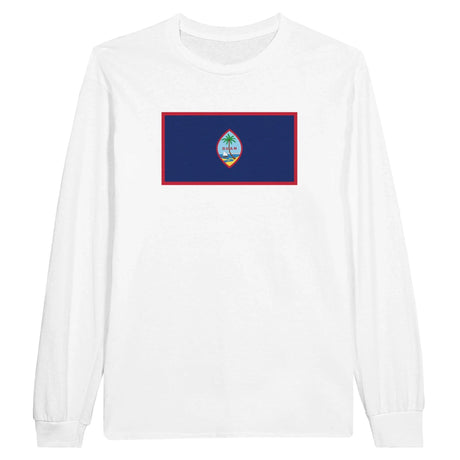 T-shirt manches longues guam couleur coton mélangé doux