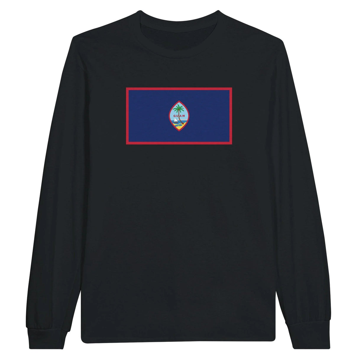 T-shirt manches longues guam couleur coton mélangé doux