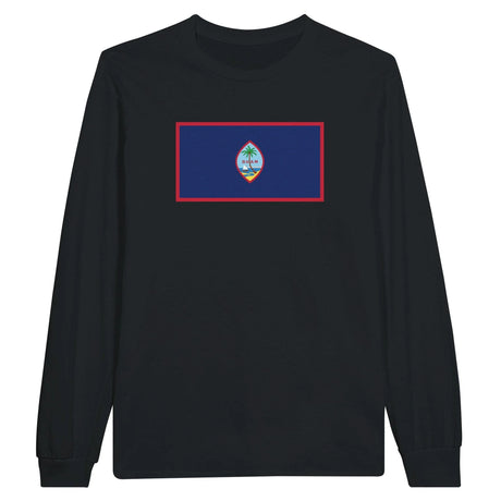 T-shirt manches longues guam couleur coton mélangé doux