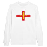 T-shirt manches longues guernesey couleur coton mélangé