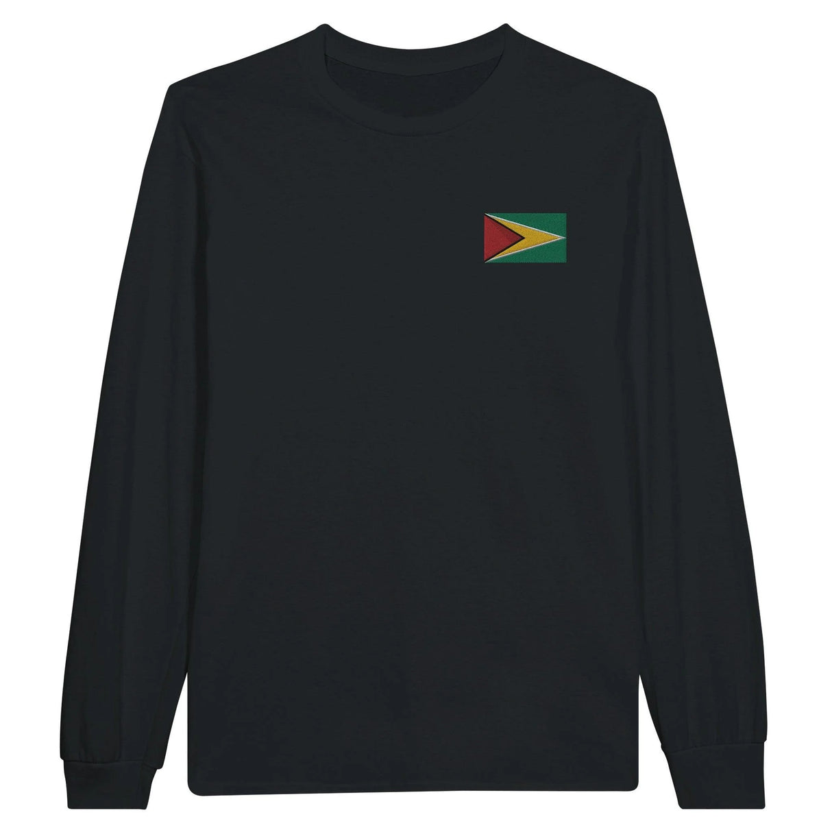 T-shirt manches longues guyana broderie couleur coton doux