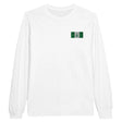 T-shirt manches longues île norfolk broderie coton mélangé