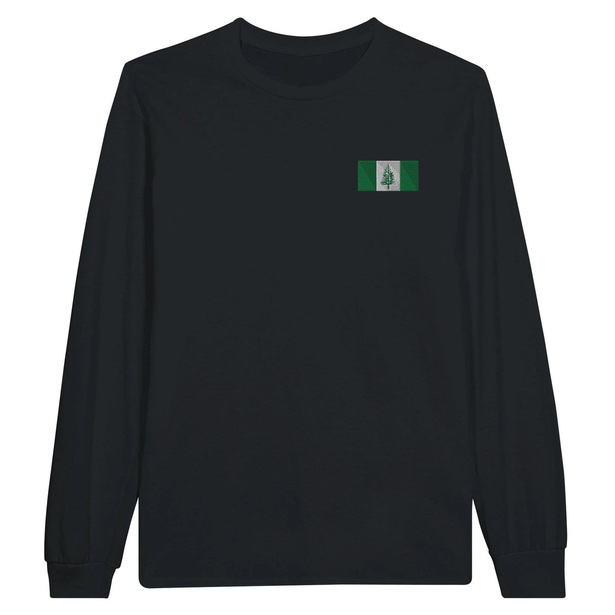 T-shirt manches longues île norfolk broderie coton mélangé
