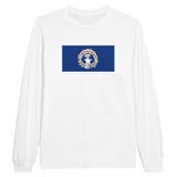 T-shirt manches longues îles mariannes coton mélangé imprimé